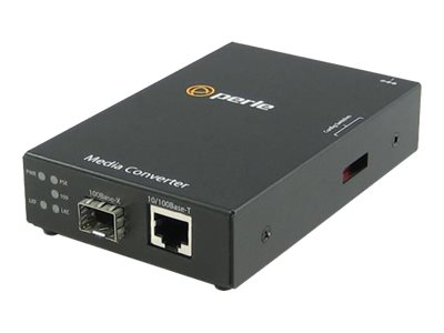 Perle S-110P-SFP - fiber media converter - 10Mb LAN, 100Mb LAN
