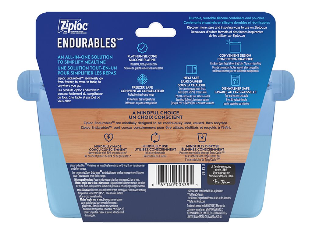 Ziploc Endurables Food Storage Container - Small - 473ml