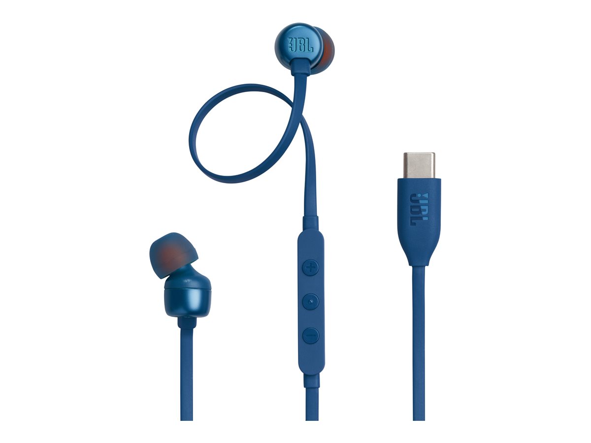 JBL TUNE 310C USB-C Earphones - Blue - JBLT310CBLUAM