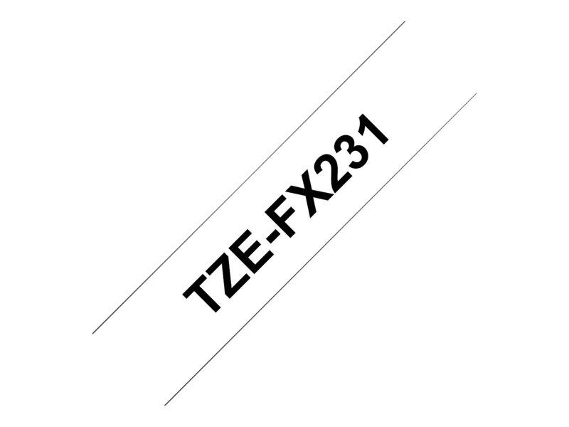 Brother TZe-FX231 - ruban lamin - 1 cassette(s) - Rouleau (1,2 cm x 8 m)