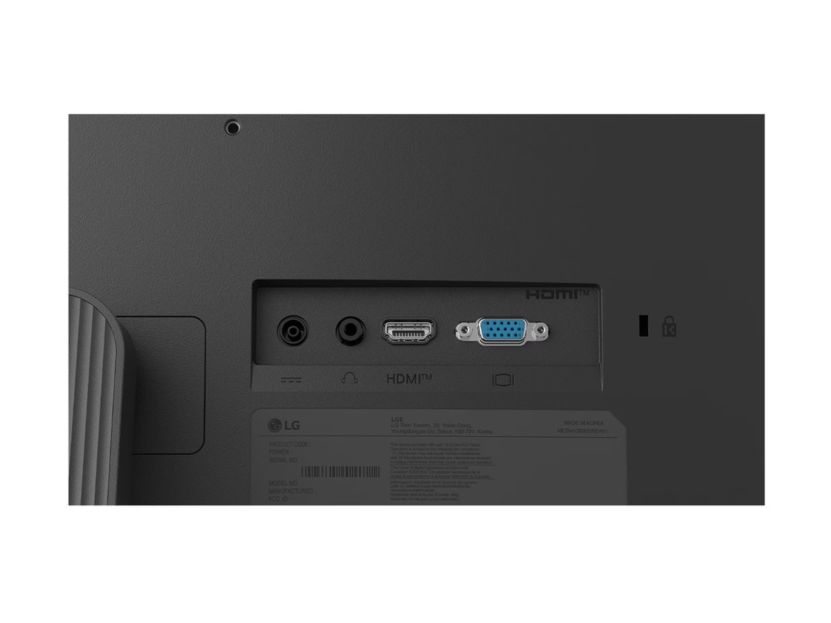 LG 27U411B-B U4 Series LED monitor 27 Product shot Back 78851