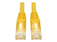 Eaton Tripp Lite Series Cat6 Gigabit Snagless Molded (UTP) Ethernet Cable (RJ45 M/M), PoE, Yellow, 3 ft. (0.91 m)