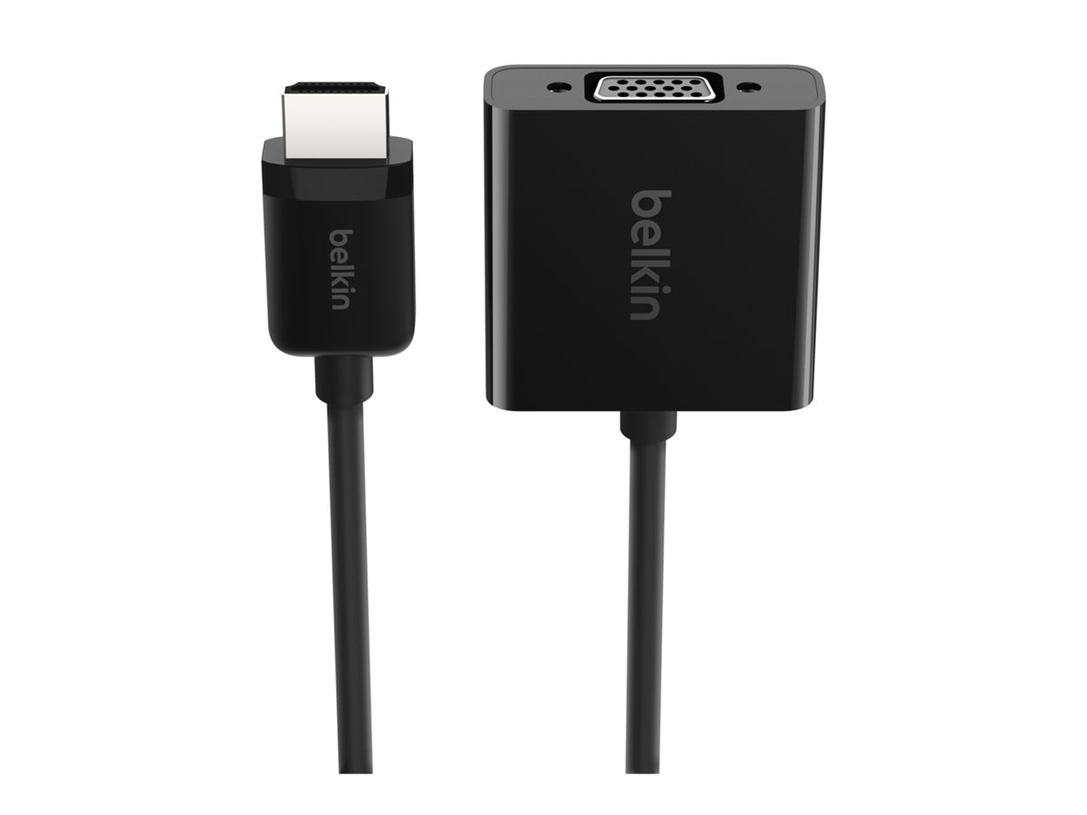 Belkin - Adapter - HDMI male to HD-15 (VGA), Micro-USB Type B female