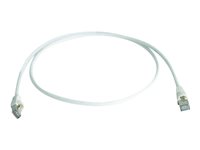 Telegärtner DataVoice Office CAT 6a SFTP, PiMF 50cm Patchkabel Hvid RAL 9003