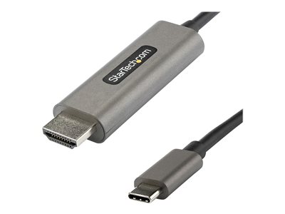 StarTech.com 6ft (2m) USB C to HDMI Cable 4K 60Hz with HDR10, Ultra HD USB Type-C to 4K HDMI 2.0b Video Adapter Cable, USB-C to HDMI HDR Monitor/Display Converter, DP 1.4 Alt Mode HBR3
