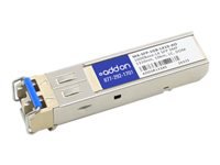 AddOn Meraki MA-SFP-1GB-LX10 Compatible SFP Transceiver - SFP (mini-GBIC) transceiver module (equivalent to: Meraki MA-SFP-1GB-LX10) - GigE - 1000Base-LX - LC single-mode - up to 6.2 miles - 1310 nm - for Cisco Meraki MX100, MX400, MX600, MX80; Cloud Managed Ethernet Aggregation Switch MS420