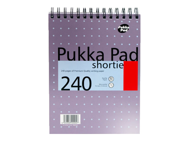 Pukka Pad Business Shortie Notepad 178 X 235 Mm 240 Pages