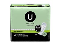 U by Kotex Clean & Secure Ultra Thin Sanitary Pads - Heavy - 20's