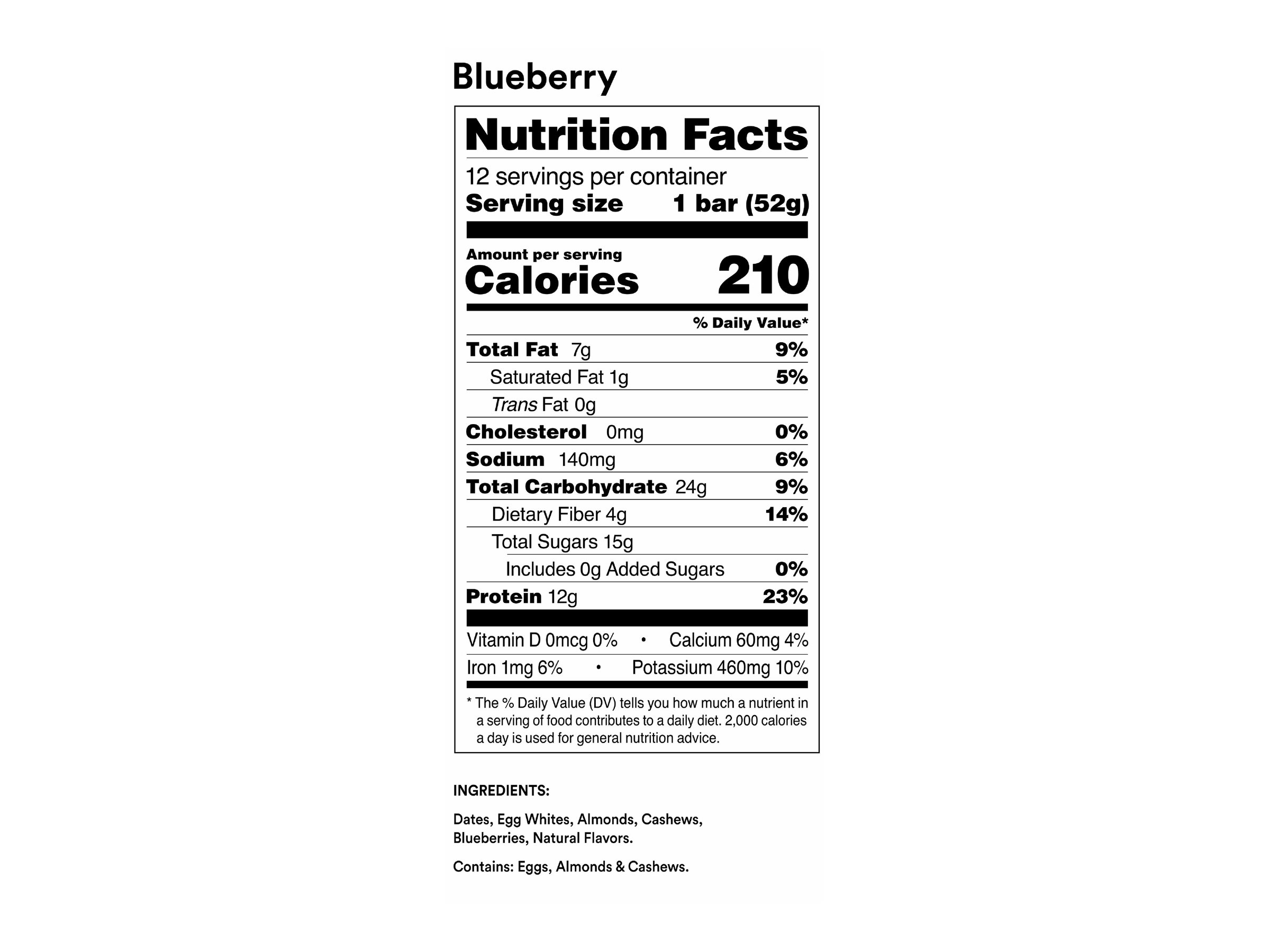 RXBAR BLUEBERRY 52G