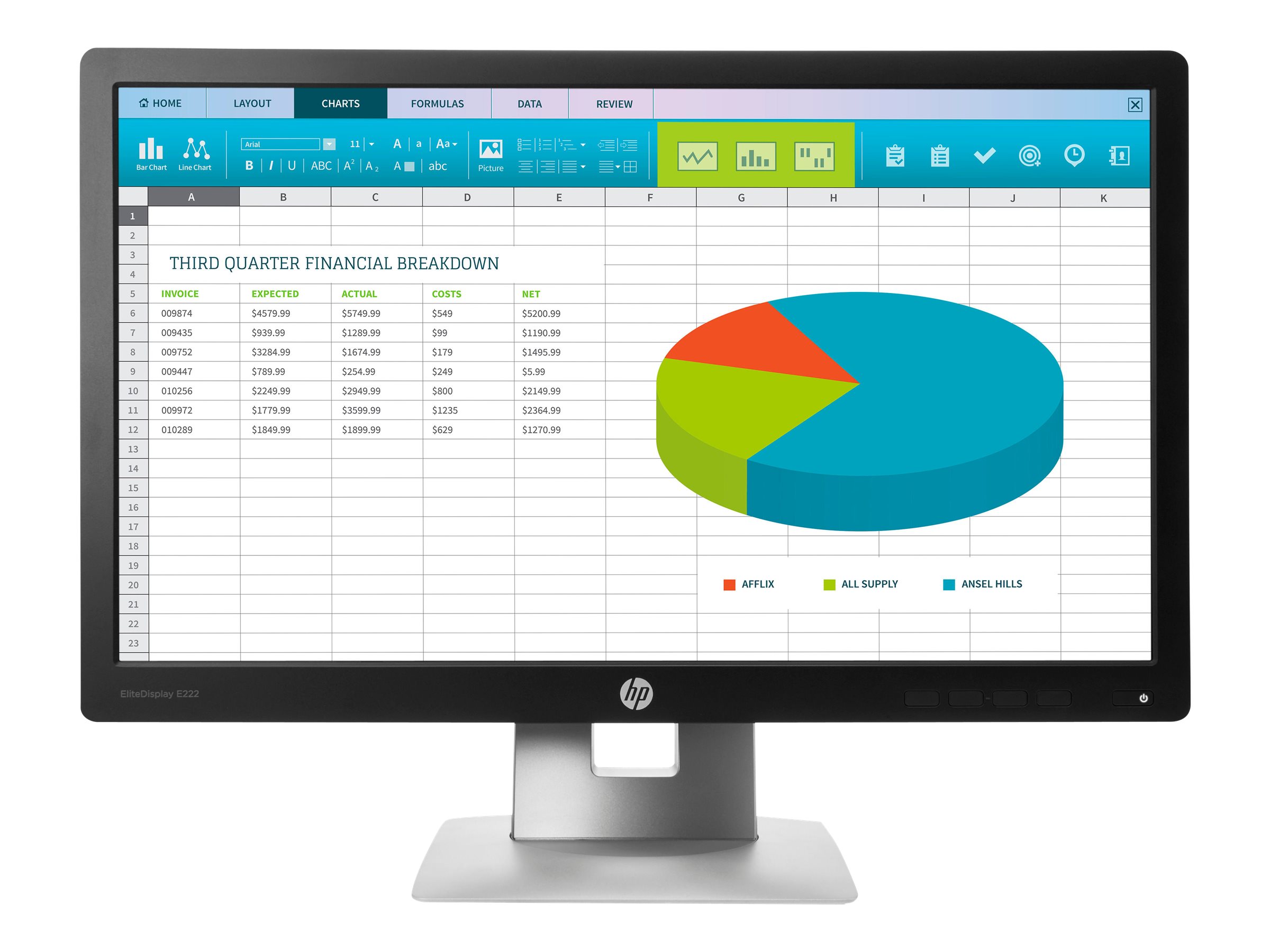 HP EliteDisplay E222 | Overview, Specs, Details | SHI