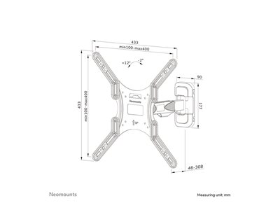 NEOMOUNTS WL40-540BL14 Wallmount