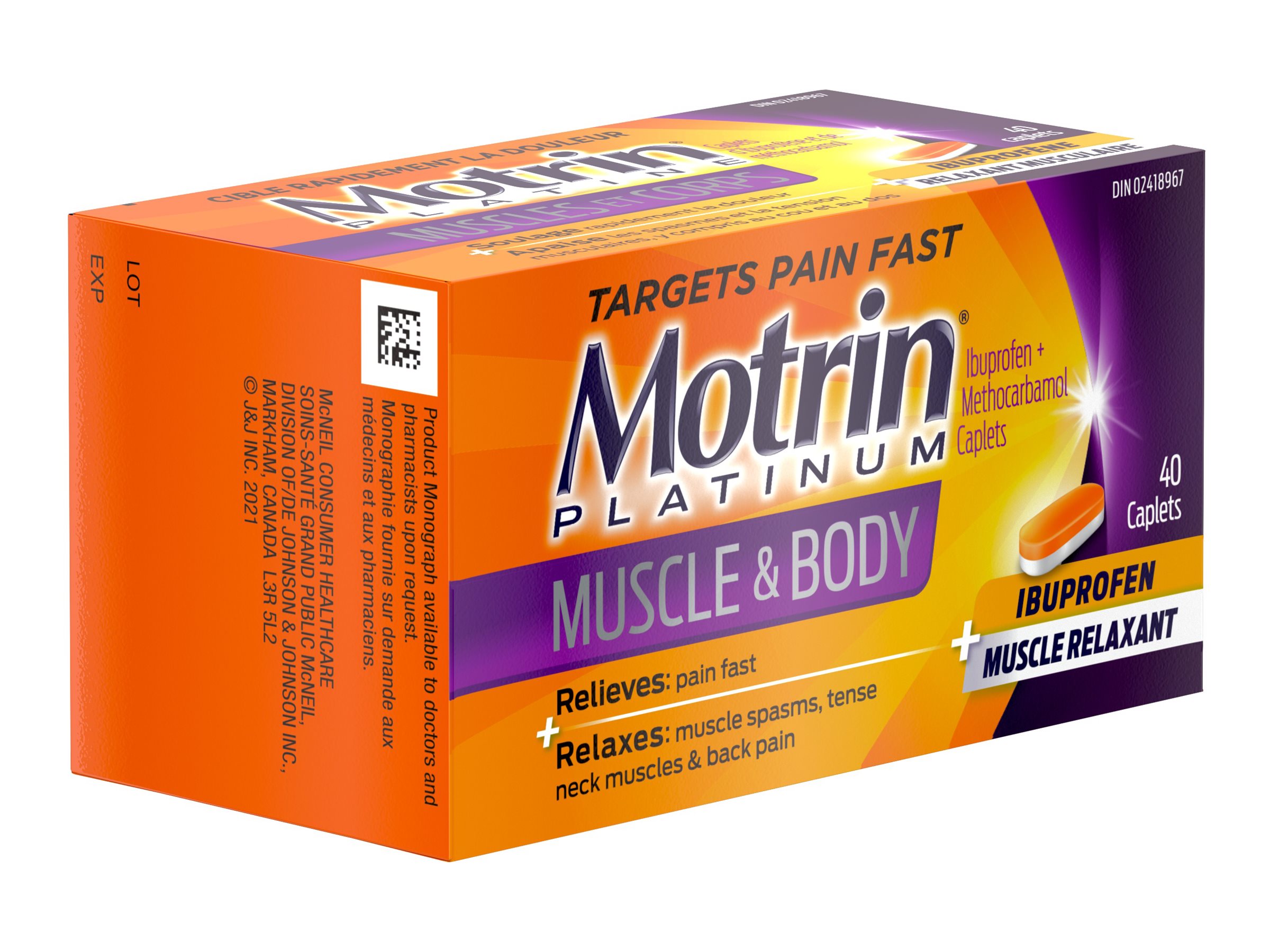 MOTRIN®: Platinum Muscle & Body Caplets for Body Pain Relief – Two Pharmacy