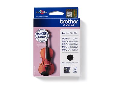 BROTHER LC127XLK Tinte schwarz1200Seiten - LC127XLBK
