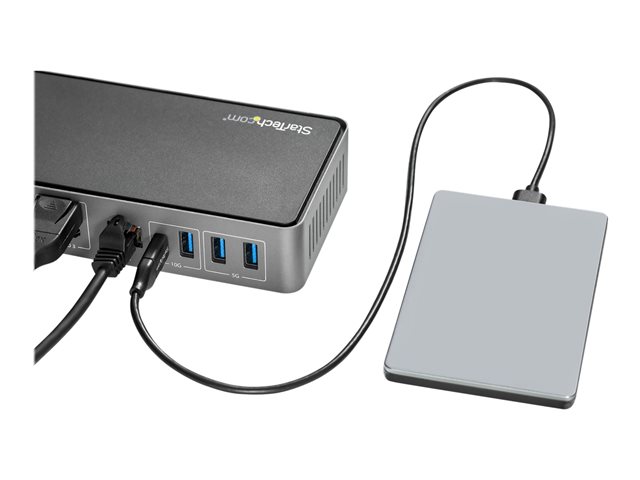 StarTech.com Dock USB-C & USB-A Triple cran 4K 60Hz