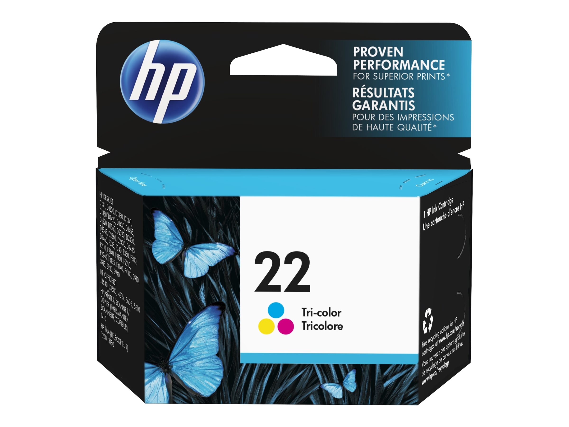 HP 22 - 5 ml - color (cyan, magenta, yellow)