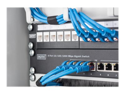 DIGITUS Switch 8-Port Gigabit 80W PoE Managed schwarz - DN-95331