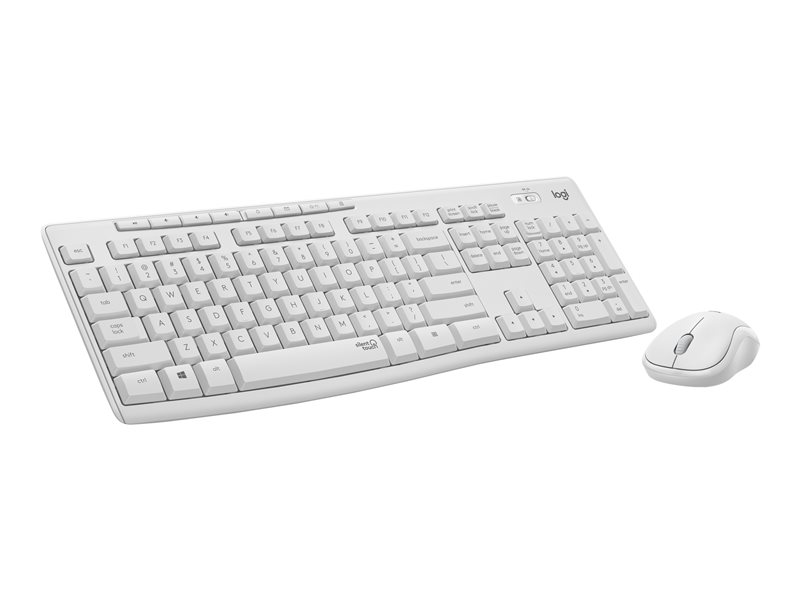 Logitech MK295 Silent - ensemble clavier et souris - Franais - blanc cass Priphrique d\'entre
