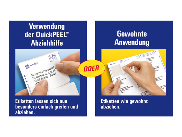 AVERY Zweckform 8018 Shipping Labels Art. 8018 (199.6 X 143.5 Mm (A5) Address Labels Self-Adhesive For DHL And Hermes, Shipping Stickers, 3655, 300 Sheets, For All Printers - View #7