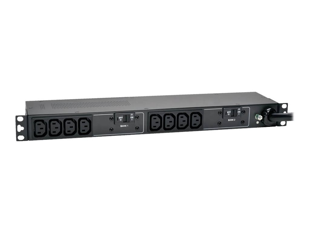 Tripp Lite PDU Basic 230V 32A 7.4kW C13 10 Outlet IEC309 Blue Horizontal 1U
