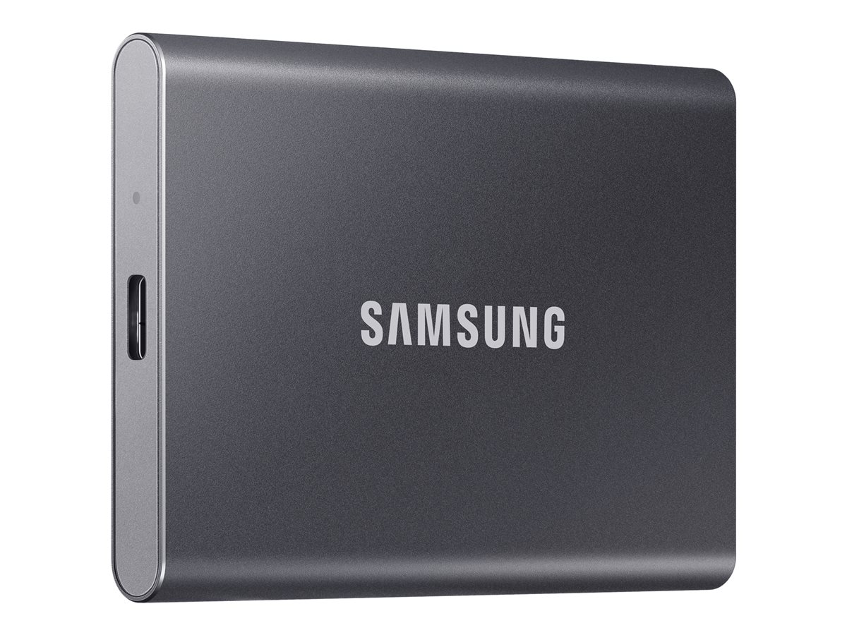 Samsung T7 MU-PC1T0T - SSD - verschl?sselt - 1 TB - extern (tragbar) - USB 3.2 Gen 2 (USB-C Steckverbinder)