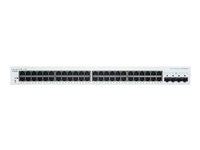 Cisco Business 220 Series CBS220-48T-4G - switch - 52 ports - smart - rack-mountable