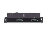 Startech 2P Serial to Ethernet Adapter, IP LAN to RS232 DB9 Converter - device server - TAA Compliant
