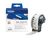 BROTHER Ruban continu Papier, Noir/Blanc