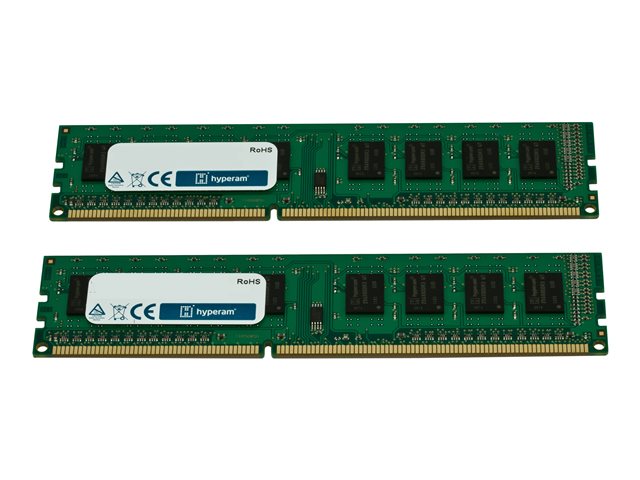 Image of Hyperam - DDR3 - kit - 4 GB: 2 x 2 GB - DIMM 240-pin - 1066 MHz / PC3-8500 - unbuffered
