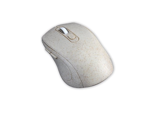 Souris sans fil rechargeable - bioplastique - 2.4 GHz - beige terrazzo