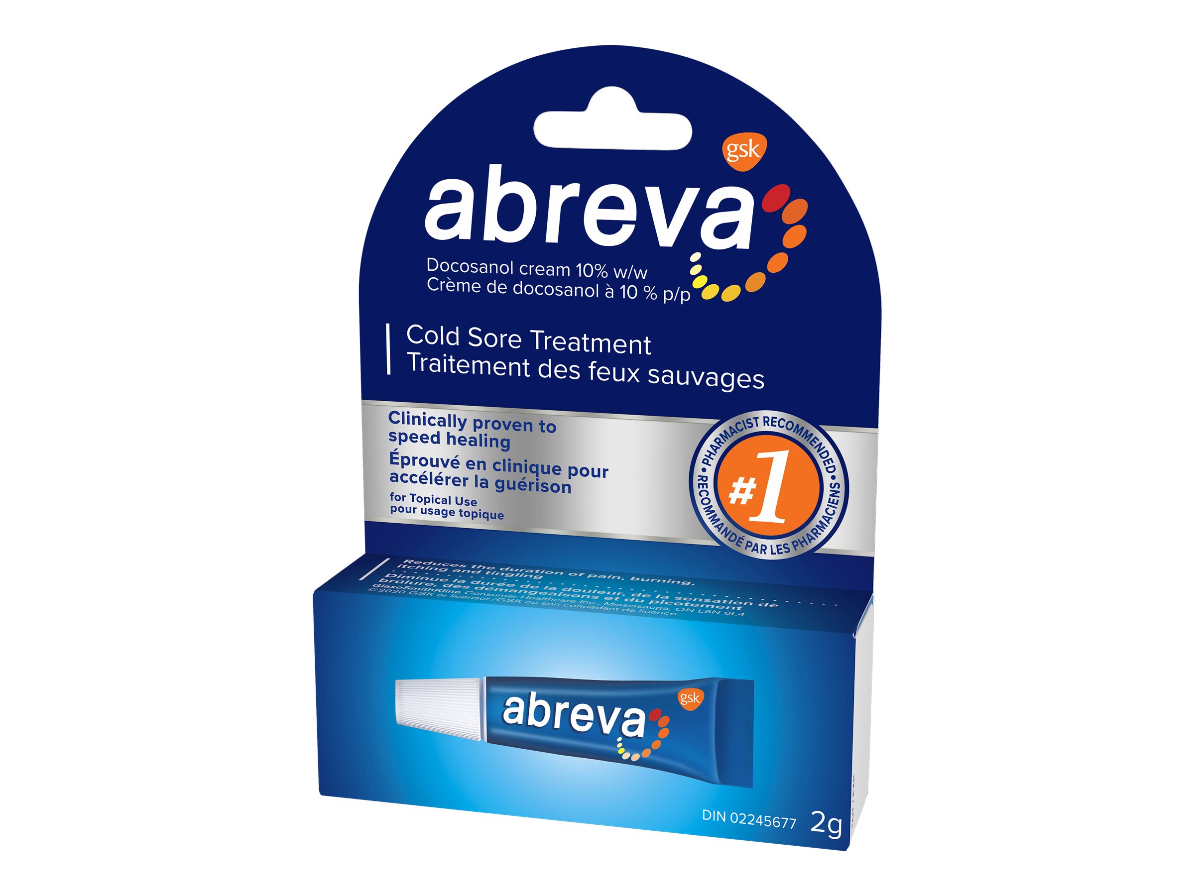 ABREVA COLD SORE TRMT 2G