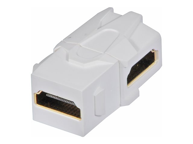 Module Keystone double femelle HDMI coudé, pour bo te murale