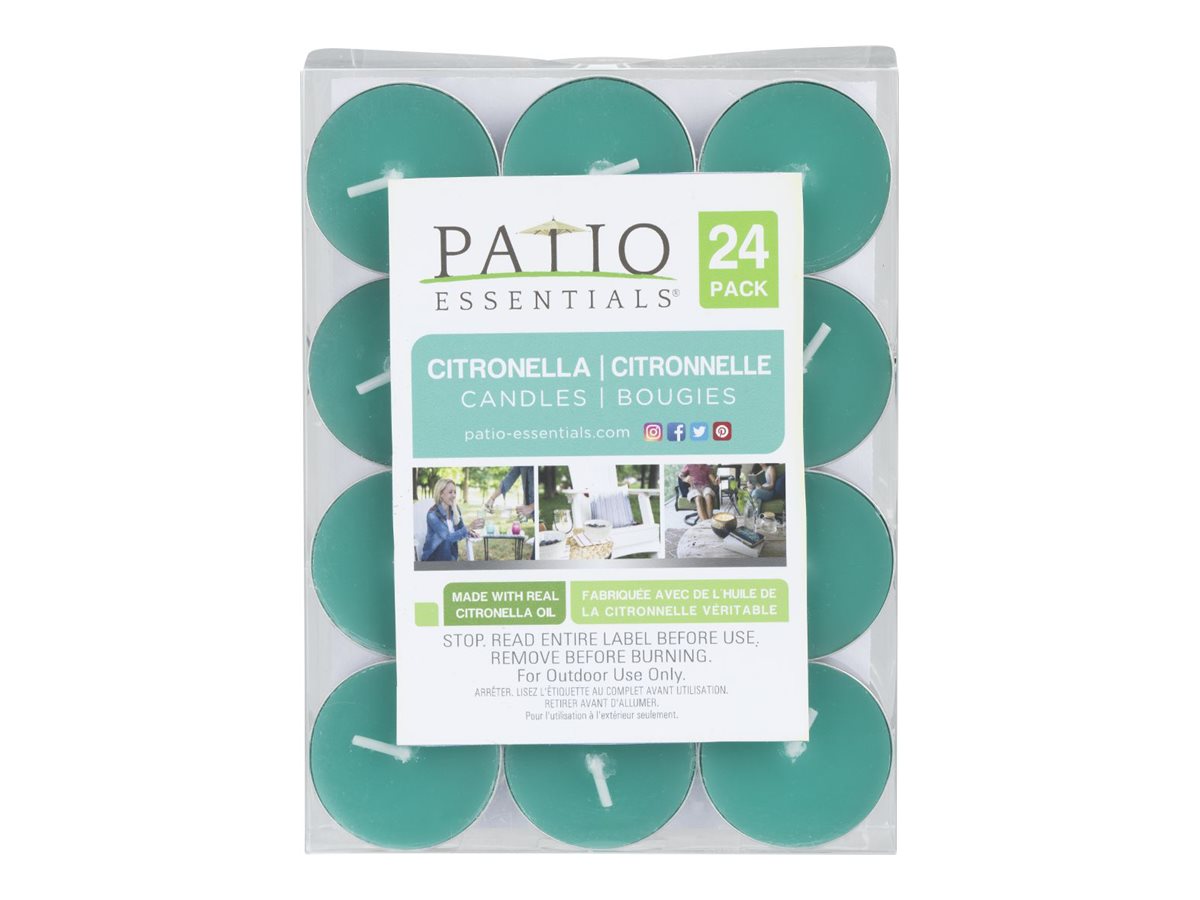 Patio Essentials Citronella Candles 24's