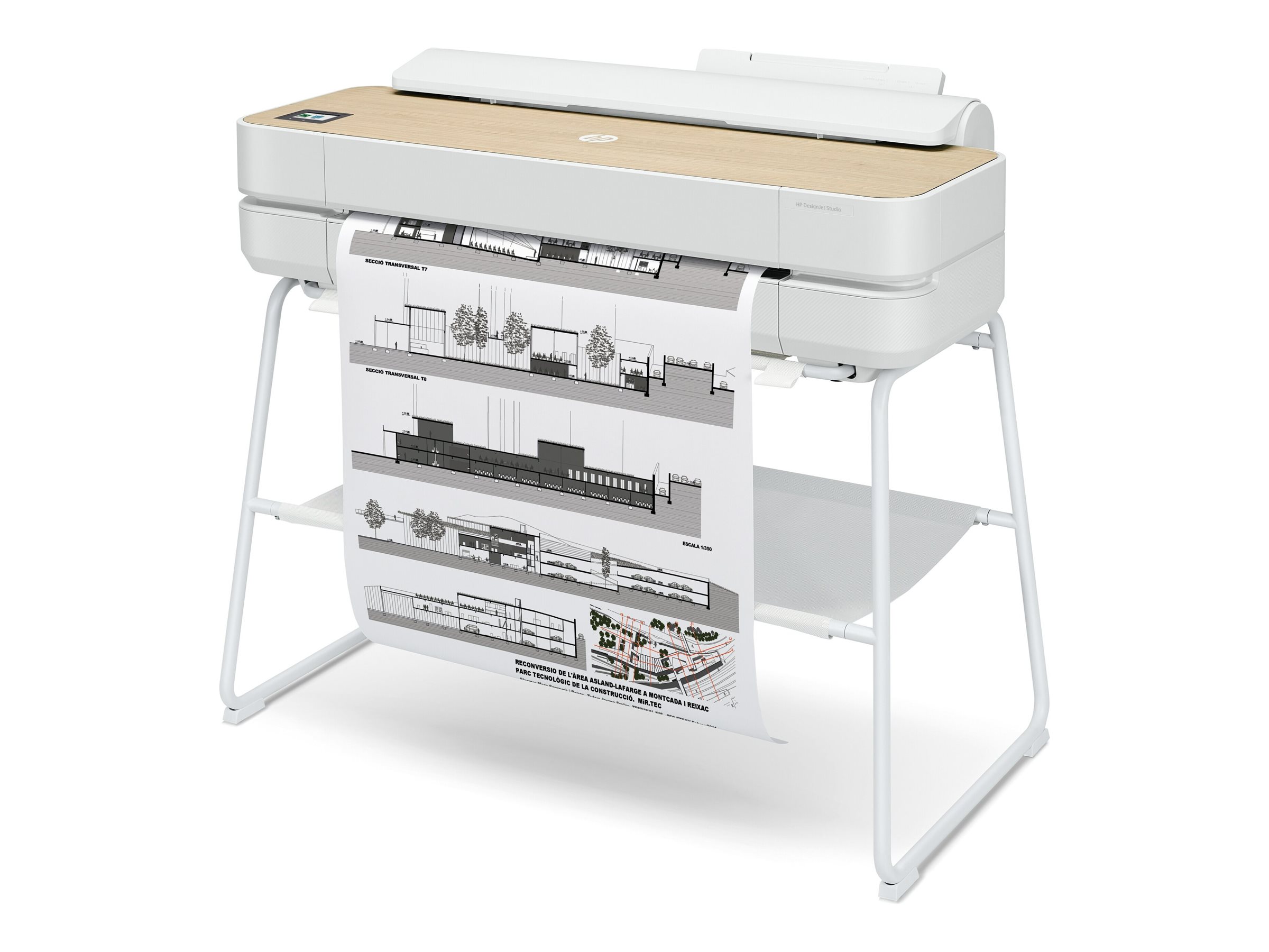 HP DesignJet Studio large-format printer colour Product shot Back 79000