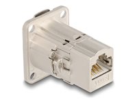DeLOCK CAT 6a Afskærmet parsnoet (STP) Netværkskobling Sølv