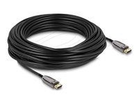 Delock Active Optical Cable DisplayPort 2.1 8K 60 Hz 40 Gbps 25 m