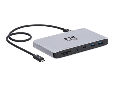 Eaton Tripp Lite Series Thunderbolt 3 Dock with USB-C Compatibility, Dual Display