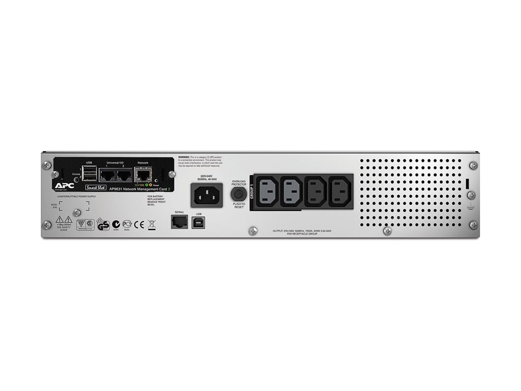 APC Smart-UPS 750VA RM 2U LCD Network