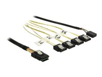 DeLOCK Seriel ATA/SAS-kabel Sort 50cm