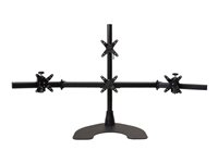 Ergotech 100-D28-B13 Stand (pole, base plate, crossbar, 4 pivots) for 4 LCD displays 