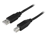 DELTACO USB-250S USB-kabel 5m Sort