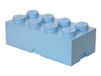 LEGO Storage Brick 8 Opbevaringsboks Lys royal blå