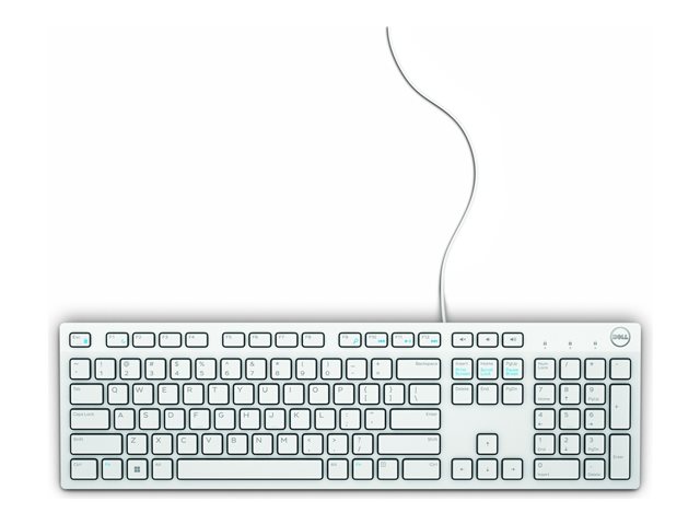 Dell KB216 - keyboard - QWERTY - UK - white Input 