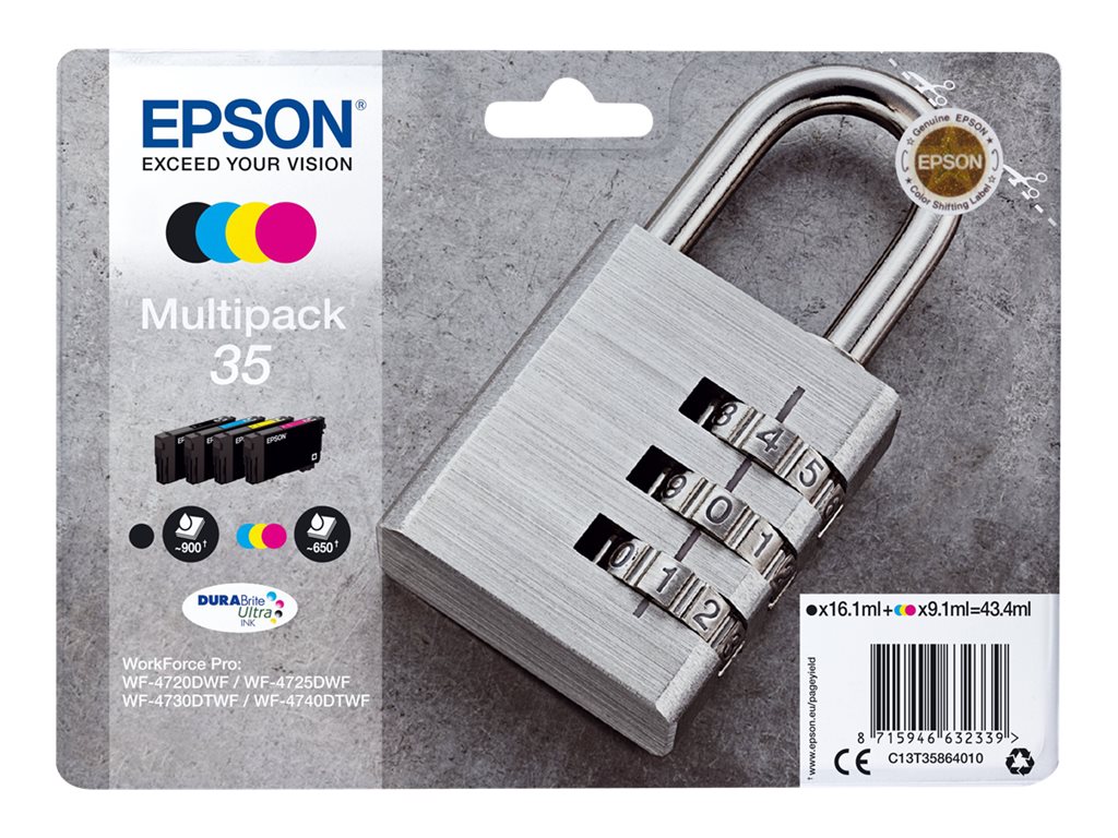 EPSON 2LB 35 Ink Multipack CMYK w/s
