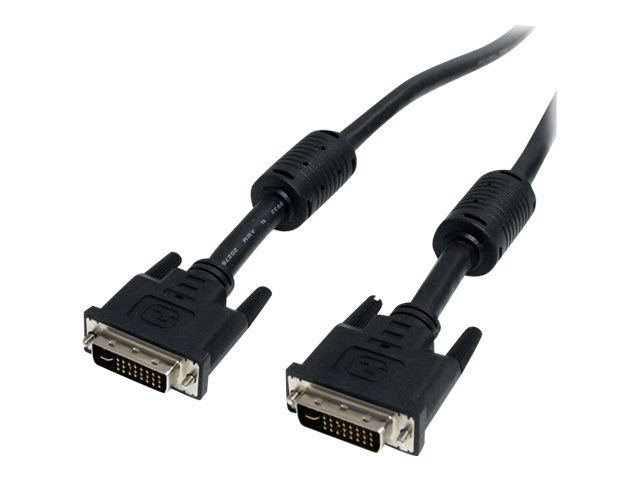 Image of StarTech.com Dual Link DVI-I Cable - 20 ft - Digital and Analog - Male to Male Cable - Computer Monitor Cable - DVI Cord - DVI to DVI Cable (DVIIDMM20) - DVI cable - 6.1 m