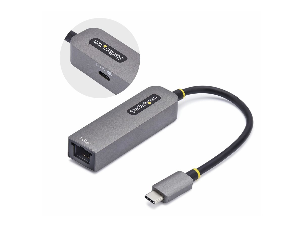 StarTech.com USB-C to Ethernet Adapter, NIC, 1Gbps - síťový adaptér - USB-C 3.2 Gen 1 - Gigabit Ethernet + USB-C 3.2 Gen 1 – foto 2