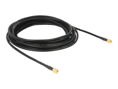 4043619888917 - WLAN-Antennen Anschlusskabel [1x SMA-Stecker - 1x SMA-Stecker] 500 m Schwarz vergoldete Steckkontakte