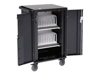 Bretford CoreX TCOREX24B w/Rear Door Cart (charge only) for 24 tablets / notebooks lockable 