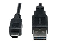 Eaton Tripp Lite Series Universal Reversible USB 2.0 Cable (Reversible A to 5Pin Mini B M/M), 6 ft. (1.83 m)