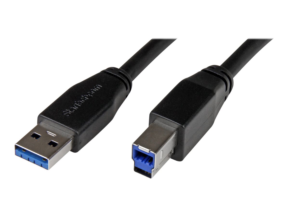 StarTech.com 5m 15 ft Active USB 3.0 USB-A to USB-B Cable