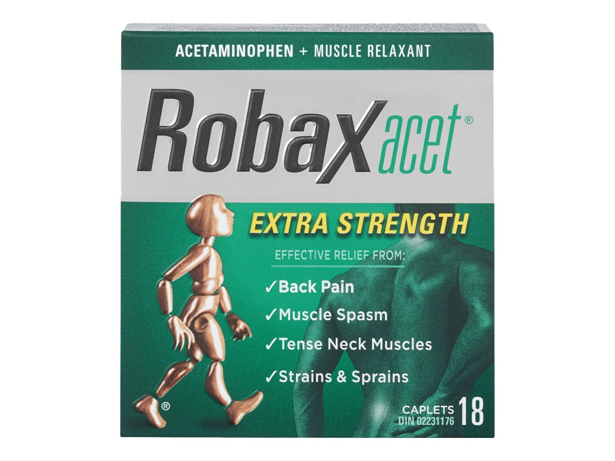 ROBAXACET EXTRA STRENGTH CAP 18'S